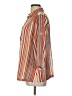 Koret Stripes Orange 3/4 Sleeve Button-Down Shirt Size L - photo 5