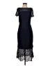 Kay Unger 100% Polyester Blue Cocktail Dress Size 4 - photo 1