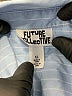 Future Collective 100% Cotton Blue Long Sleeve Button-Down Shirt Size XL - photo 7