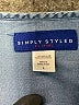 Simply Styled 100% Polyester Blue Casual Dress Size L - photo 7