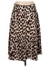 Talbots 100% Polyester Animal Print Brown Casual Skirt Size 8 Petite - photo 1