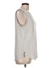 Athleta Stripes Gray Sleeveless Top Size L - photo 4