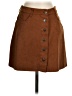 Harmony + Havoc Solid Brown Casual Skirt Size S - photo 1
