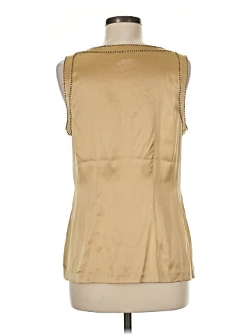 Cache Sleeveless Silk Top (view 2)