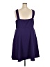 Torrid Solid Purple Casual Dress Size 3X Plus (3) - photo 2