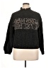 Veveret Animal Print Black Turtleneck Sweater Size 1X - photo 1