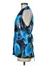 Cache Blue Sleeveless Blouse Size M - photo 5