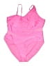 Unbranded Solid Pink One Piece Swimsuit Size 4X - photo 1