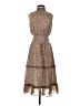 1.State 100% Polyester Animal Print Brown Casual Dress Size S - photo 1