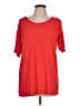 Bench 100% Viscose Red Short Sleeve Top Size L - photo 1