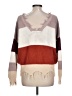 Unbranded Color Block Burgundy Pullover Sweater Size L - photo 2