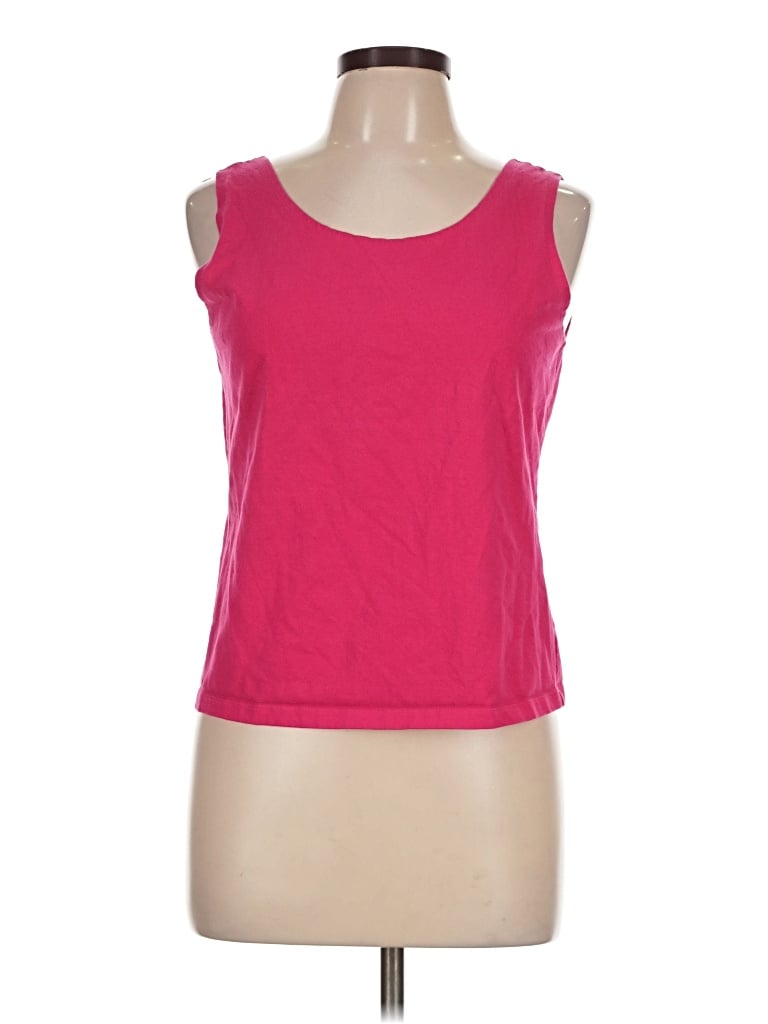 Pre-owned August Silk Sleeveless T-shirt In Pink
