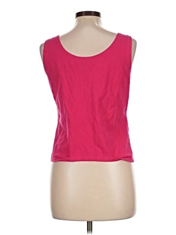 August Silk Sleeveless T-Shirt (view 2)