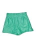 7 For All Mankind 100% Polyurethane Solid Green Shorts Size 27 waist - photo 2