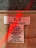 M Magaschoni 100% Cashmere Graphic Tan Cashmere Pullover Sweater Size M - photo 7
