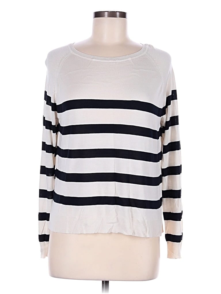 Pre-owned Zara Pullover Sweater In White