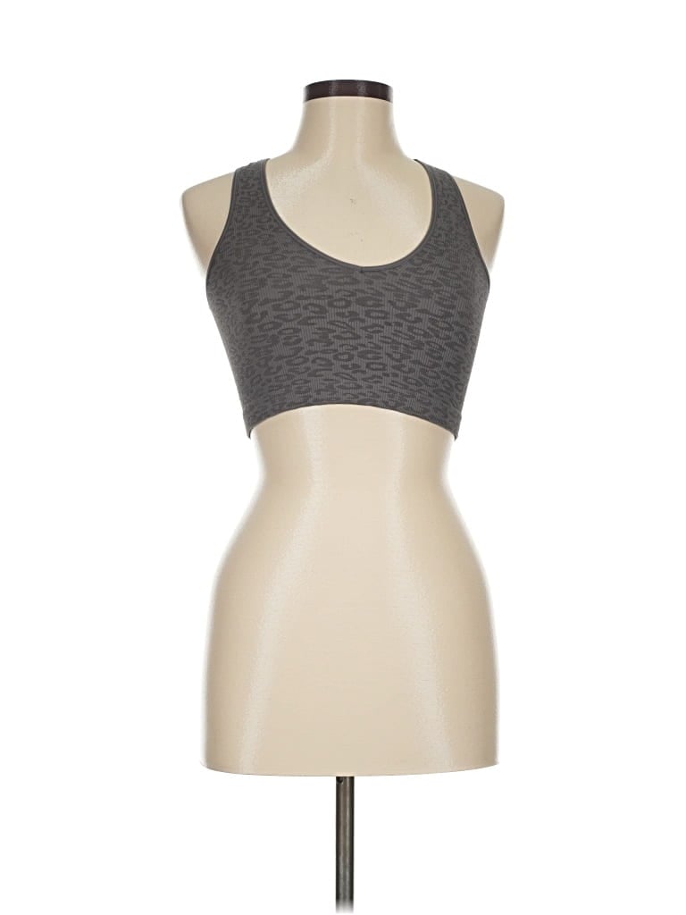 Pre-owned By Together Tank Top Gray Halter Neckline Tops