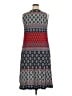 One World Print Blue Casual Dress Size 2X - photo 2
