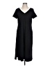 Calvin Klein Solid Black Casual Dress Size L - photo 1