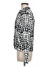 Brochu Walker 100% Polyester Houndstooth Silver Long Sleeve Blouse Size M - photo 5
