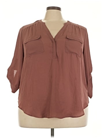 Torrid 3/4 Sleeve Blouse (view 1)