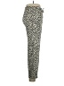 Zara 100% Polyester Animal Print Ivory Casual Pants Size 14 - photo 4