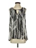 Mystree 100% Polyester Silver Black Sleeveless Blouse Size S - photo 1