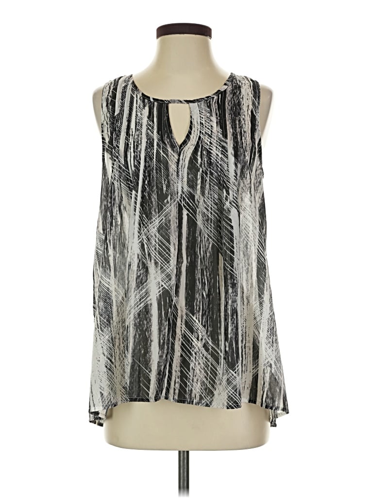 Pre-owned Mystree Sleeveless Blouse In Black