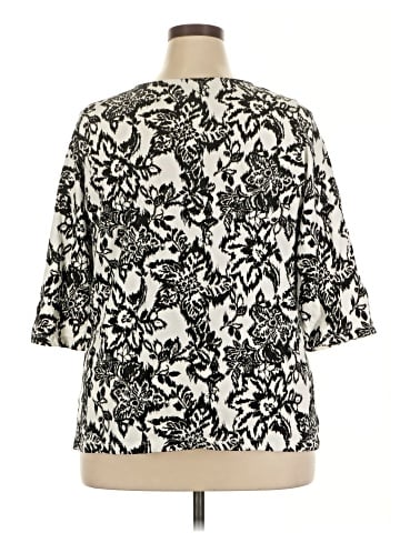 Jessica London 3/4 Sleeve Blouse (view 2)