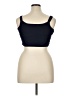 Indya 100% Polyester Polka Dots Blue Gold Tank Top Size XL - photo 2