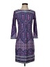 BCBGMAXAZRIA Paisley Purple Casual Dress Size XS - photo 1