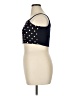 Indya 100% Polyester Polka Dots Blue Gold Tank Top Size XL - photo 5