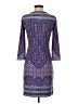 BCBGMAXAZRIA Paisley Purple Casual Dress Size XS - photo 2