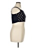 Indya 100% Polyester Polka Dots Blue Gold Tank Top Size XL - photo 4