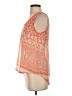 Blu Pepper 100% Polyester Orange Sleeveless Blouse Size S - photo 5