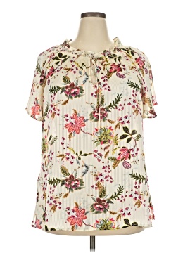 Lane Bryant Short Sleeve Henley