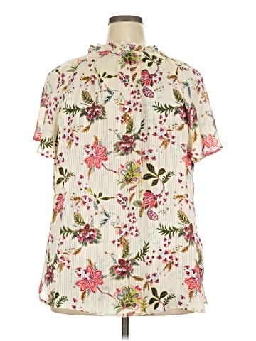 Lane Bryant Short Sleeve Henley (view 2)