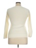 Roxy Argyle Ivory Pullover Sweater Size XL - photo 2