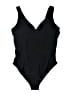 Unbranded Solid Black One Piece Swimsuit Size XXL - photo 2