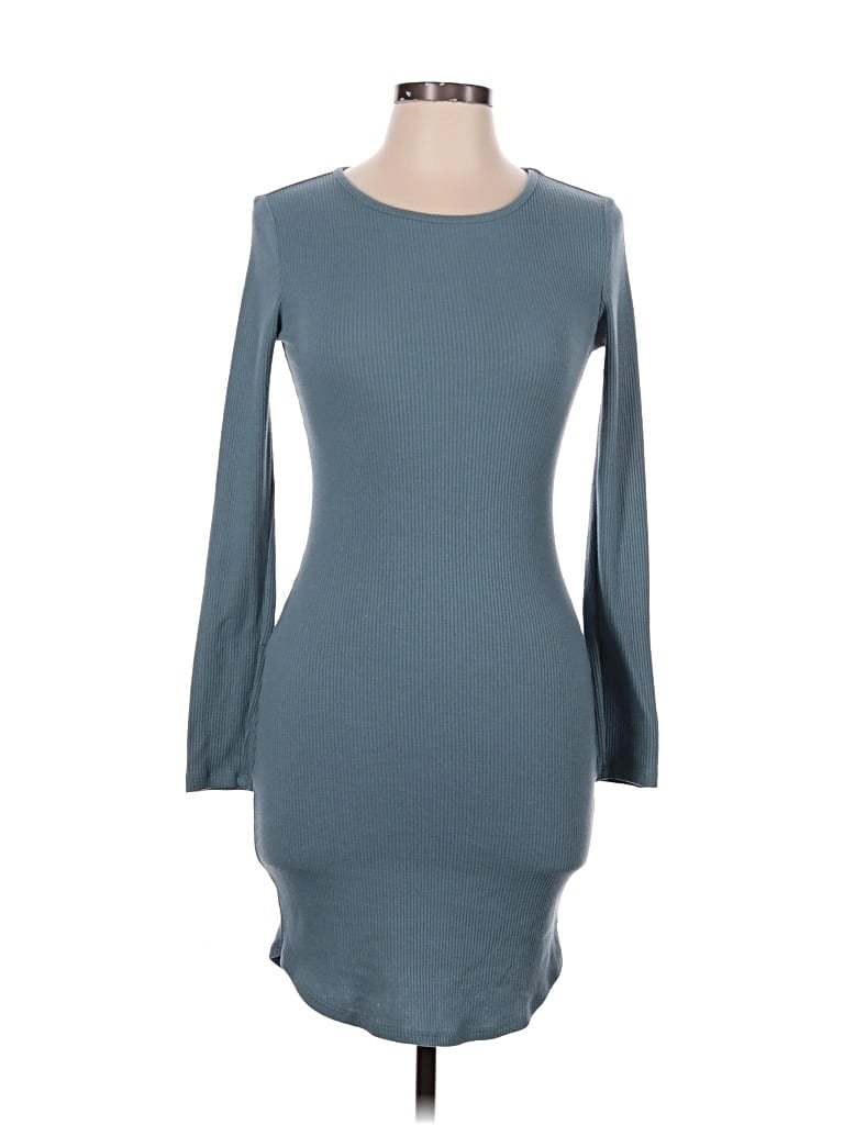 Pre-owned Forever 21 Casual Dress In Teal