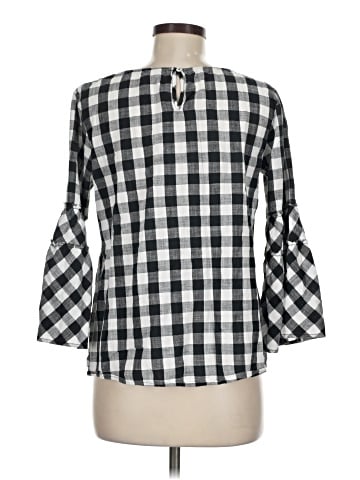 See and Be Seen 3/4 Sleeve Blouse (view 2)