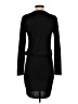 Dynamite Solid Black Casual Dress Size S - photo 2
