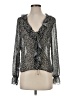 Altar'd State Silver Long Sleeve Blouse Size S - photo 1