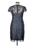Patra 100% Polyester Gray Cocktail Dress Size 12 (petite) - photo 2