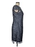 Patra 100% Polyester Gray Cocktail Dress Size 12 (petite) - photo 4