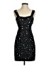 Twinkle by Wenlan 100% Polyester Stars Black Cocktail Dress Size 0 - photo 1