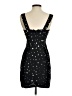 Twinkle by Wenlan 100% Polyester Stars Black Cocktail Dress Size 0 - photo 2
