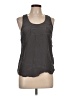 Fei Gray Sleeveless Blouse Size 12 - photo 1