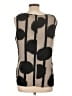 Shein Tan Black Sleeveless Blouse Size L - photo 2