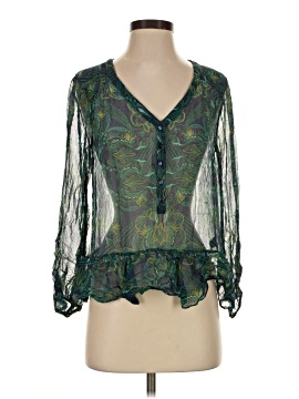 Ella Moss 3/4 Sleeve Silk Top (view 1)